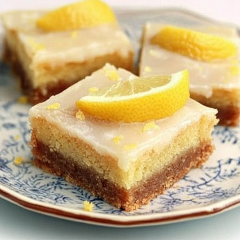 Easy Lemon Brownies Recipe