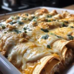 38g Protein Chicken Enchiladas with Dreamy White Sauce