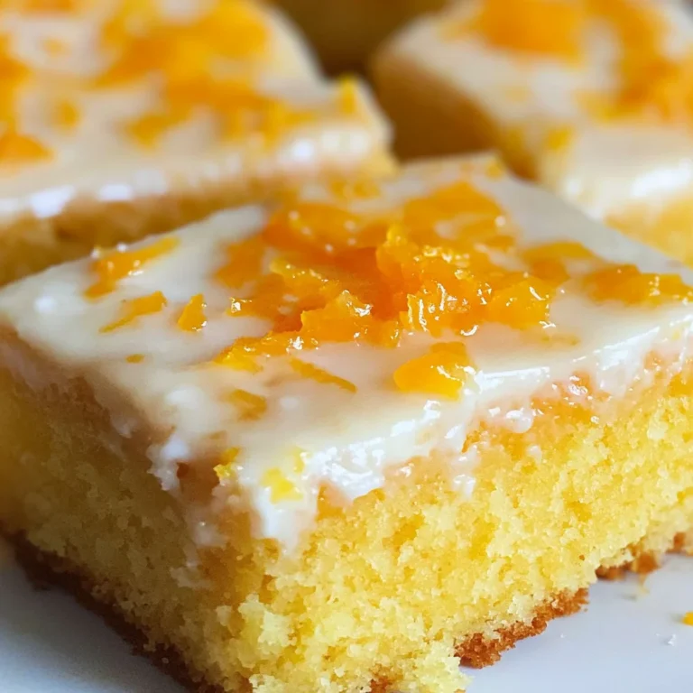 BEST Orange Drizzle Traybake Cake