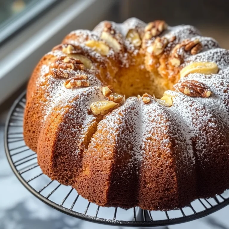 Banana Bread Bundt Cake