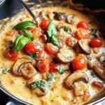 Creamy Tuscan Marry Me Mushrooms