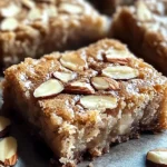 Decadent Almond Croissant Blondies You Can't Resist