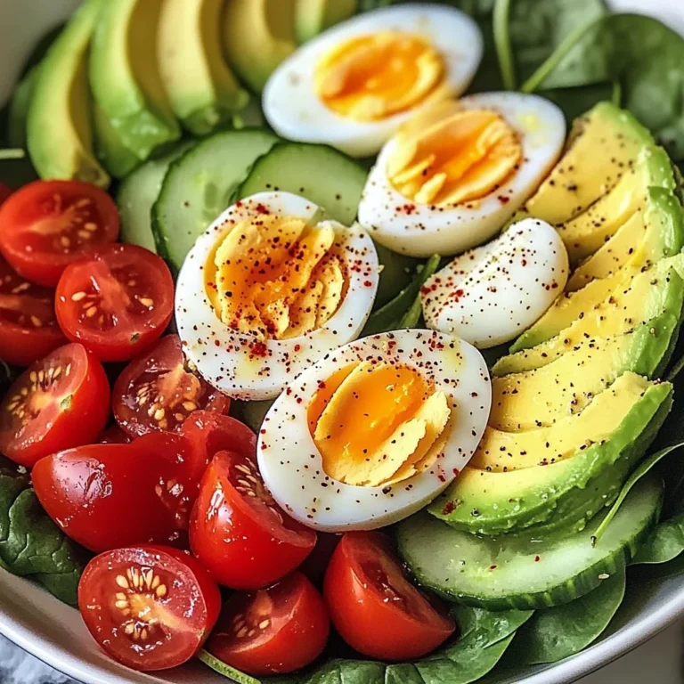 Egg & Avocado Veggie Bowl