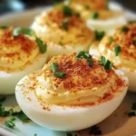 Garlic Parmesan Deviled Eggs