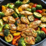 Healthy Chicken and Vegetables Skillet