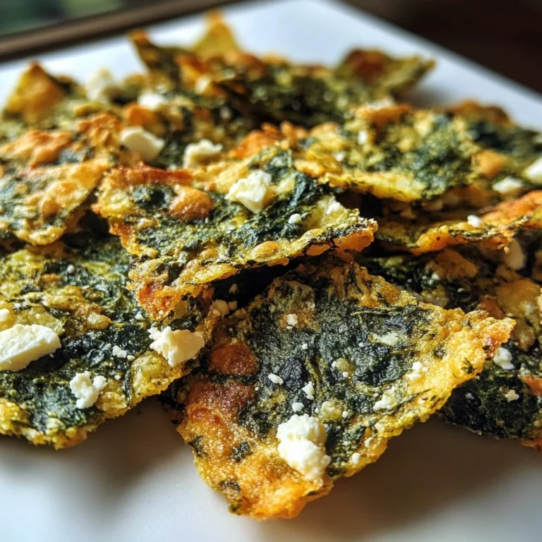 Irresistible Mediterranean Spinach and Feta Cheese Crisps in 30 Minutes