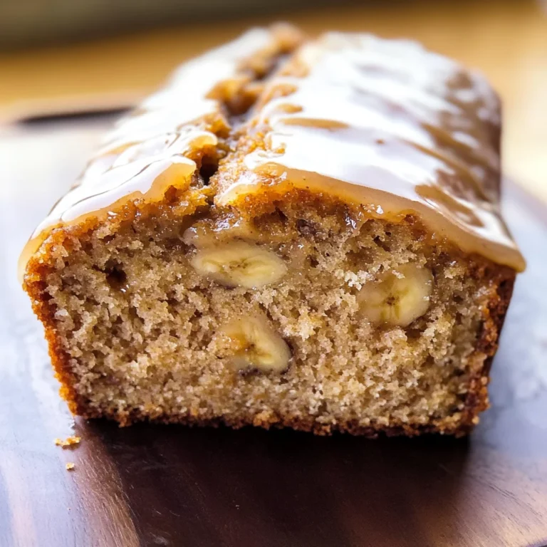 Maple Glazed Banana Bread