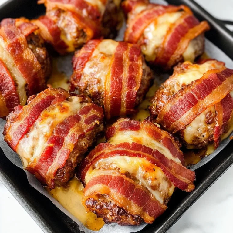 Mini Turkey Bacon Wrapped Meatloaf Recipe