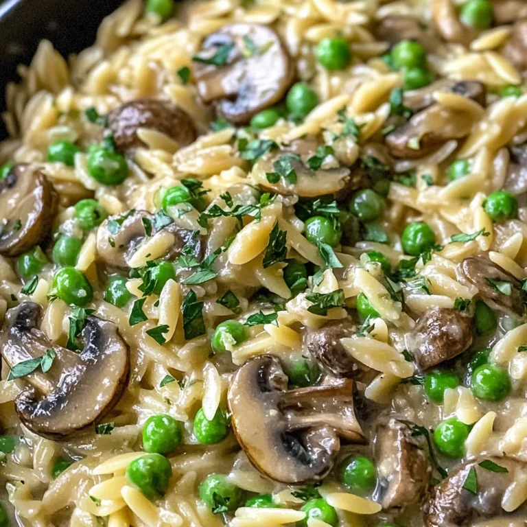 Mushroom Orzo (One-Pot)