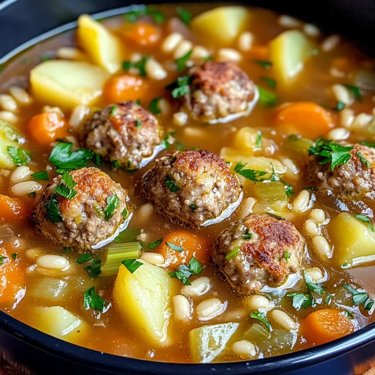 One-Pot Easy Meatball Soup the Whole Family Will Love