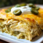 Quick and Easy Green Chile Chicken Enchilada Casserole
