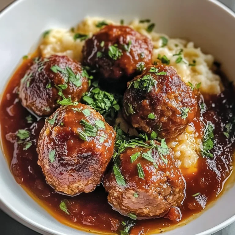 Savory Meatloaf Meatballs