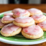 Strawberry Lemonade Melt Away Cookies