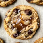 The Best Chewy Salted Caramel Chocolate Chip Cookies