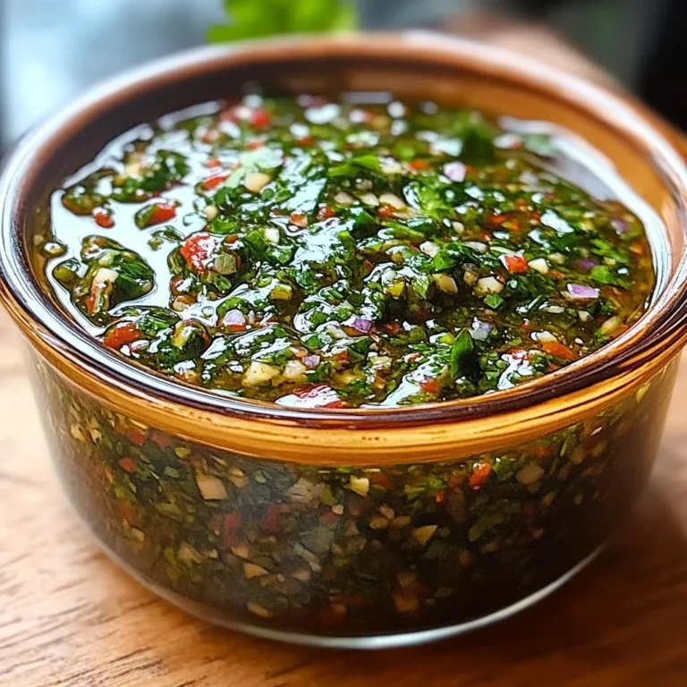 Zesty Smoky Red Chimichurri to Elevate Your Dishes