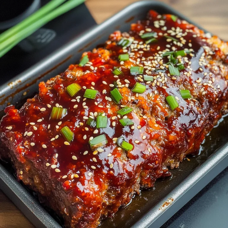 korean meatloaf with gochujang glaze
